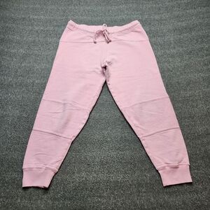 LoveShackFancy Jogger Pants Womens M Pink Sweatpants Drawstring